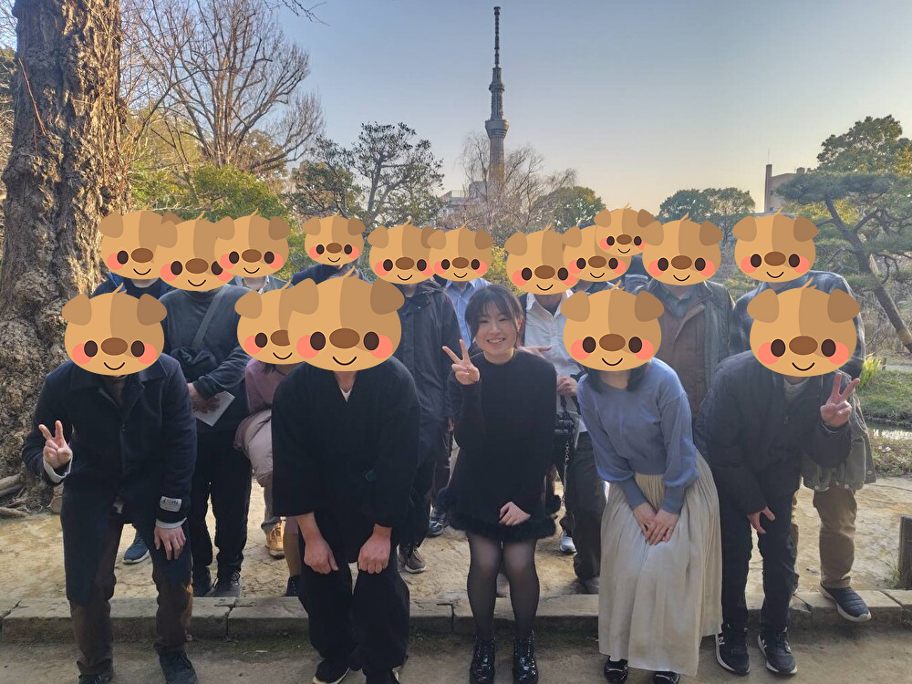 2026年3月　第15回庭園囲碁会（　向島百花園（2回目）にて　）